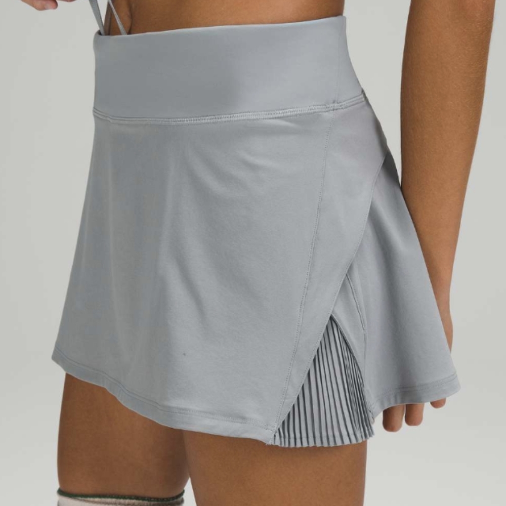 lululemon athletica Light Gray Athletic Skort